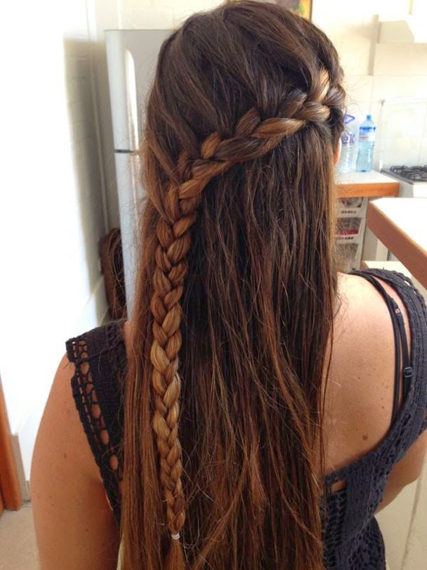 Trenza al costado Beautiful