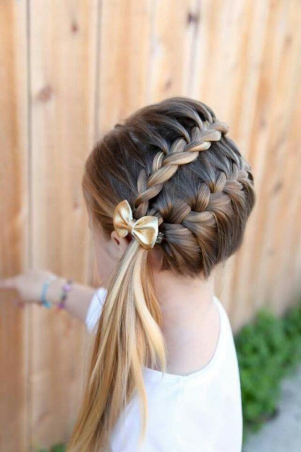 Coleta con trenzita Beautiful